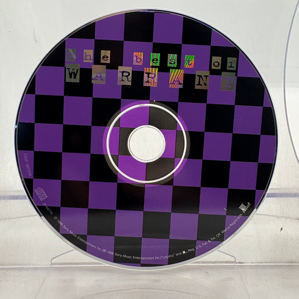 The Best of Warrant CD 1996 Sony Music Legacy JK 64775 Purple Checkered Disc
